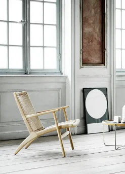Carl Hansen & Søn CH25 Loungestol, eg sæbe af Hans J. Wegner><noscript><img width=