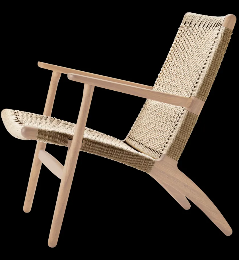 Carl Hansen & Søn CH25 Loungestol, eg sæbe af Hans J. Wegner> Lænestole