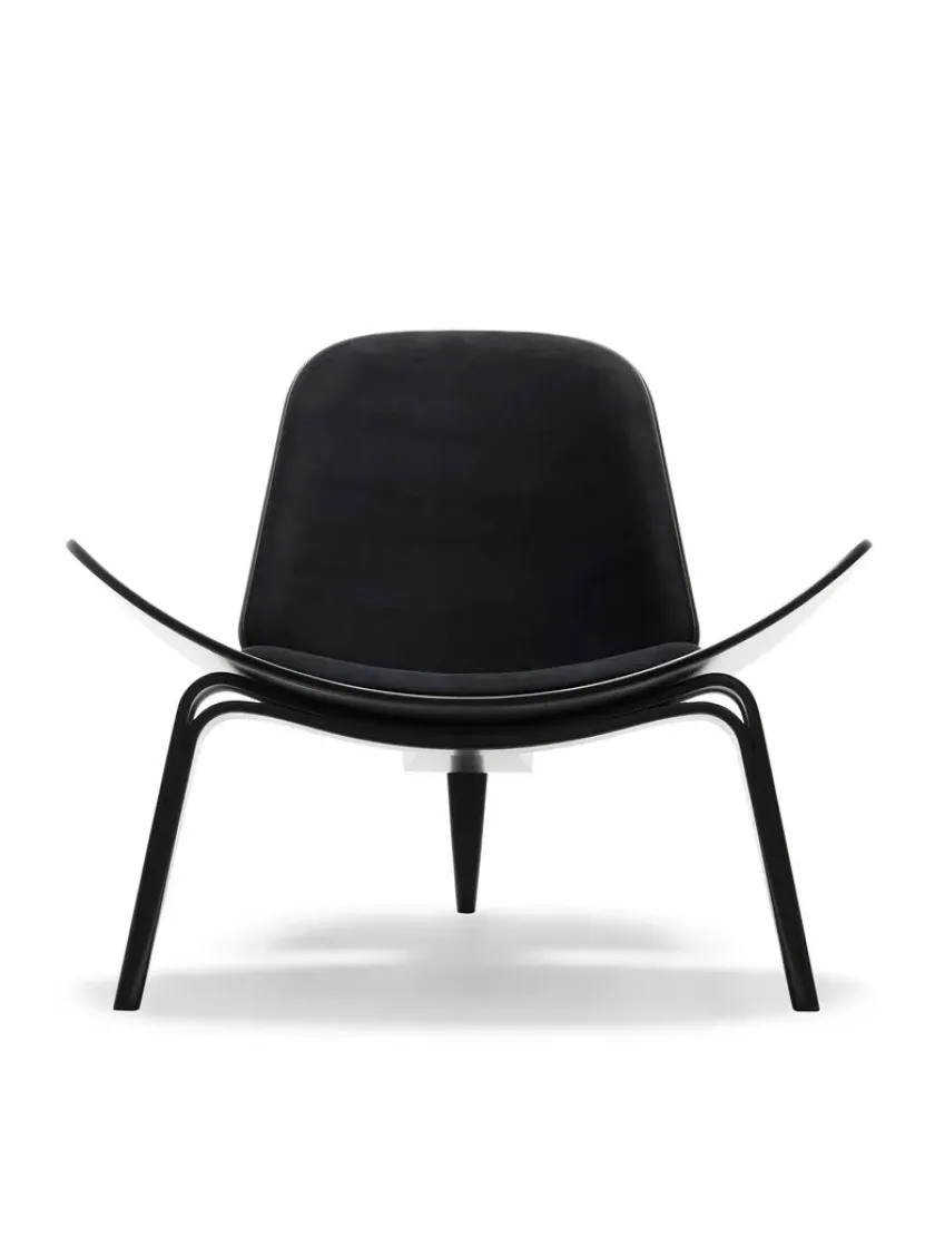 Carl Hansen & Søn CH07 Skalstolen af Hans J. Wegner> Loungestole|Lænestole