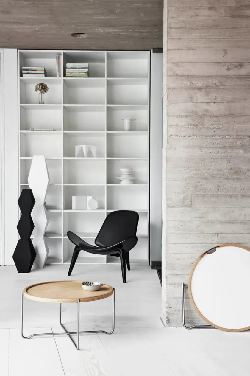 Carl Hansen & Søn CH07 Skalstolen af Hans J. Wegner> Loungestole|Lænestole