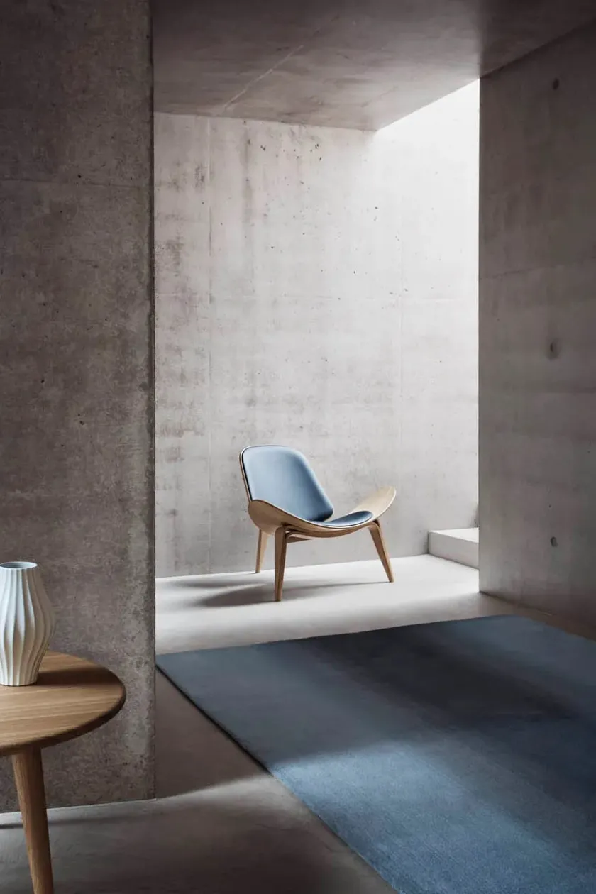 Carl Hansen & Søn CH07 Skalstolen af Hans J. Wegner> Loungestole|Lænestole
