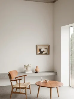 Carl Hansen & Søn CH008 Sofabord, olieret teak/eg af Hans J. Wegner><noscript><img width=