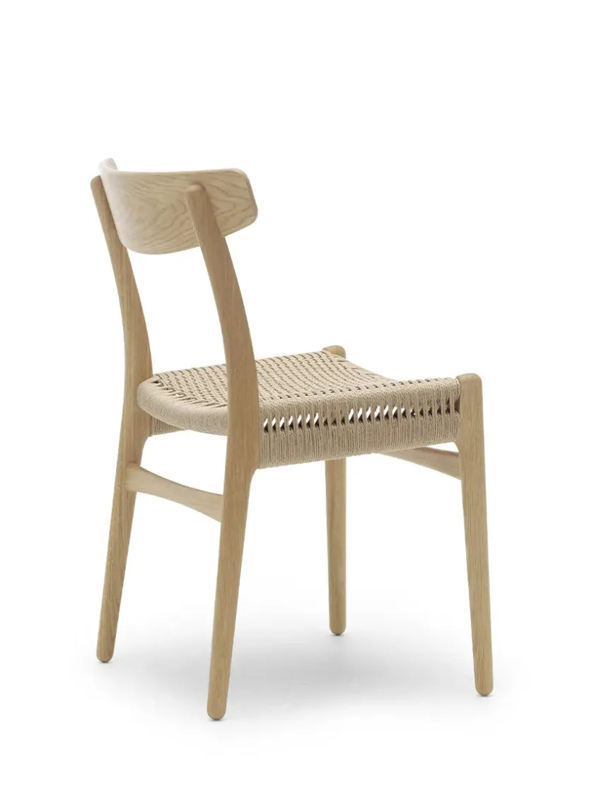Carl Hansen & Søn CH23 Spisestol, eg sæbe af Hans J. Wegner> Spisebordsstole