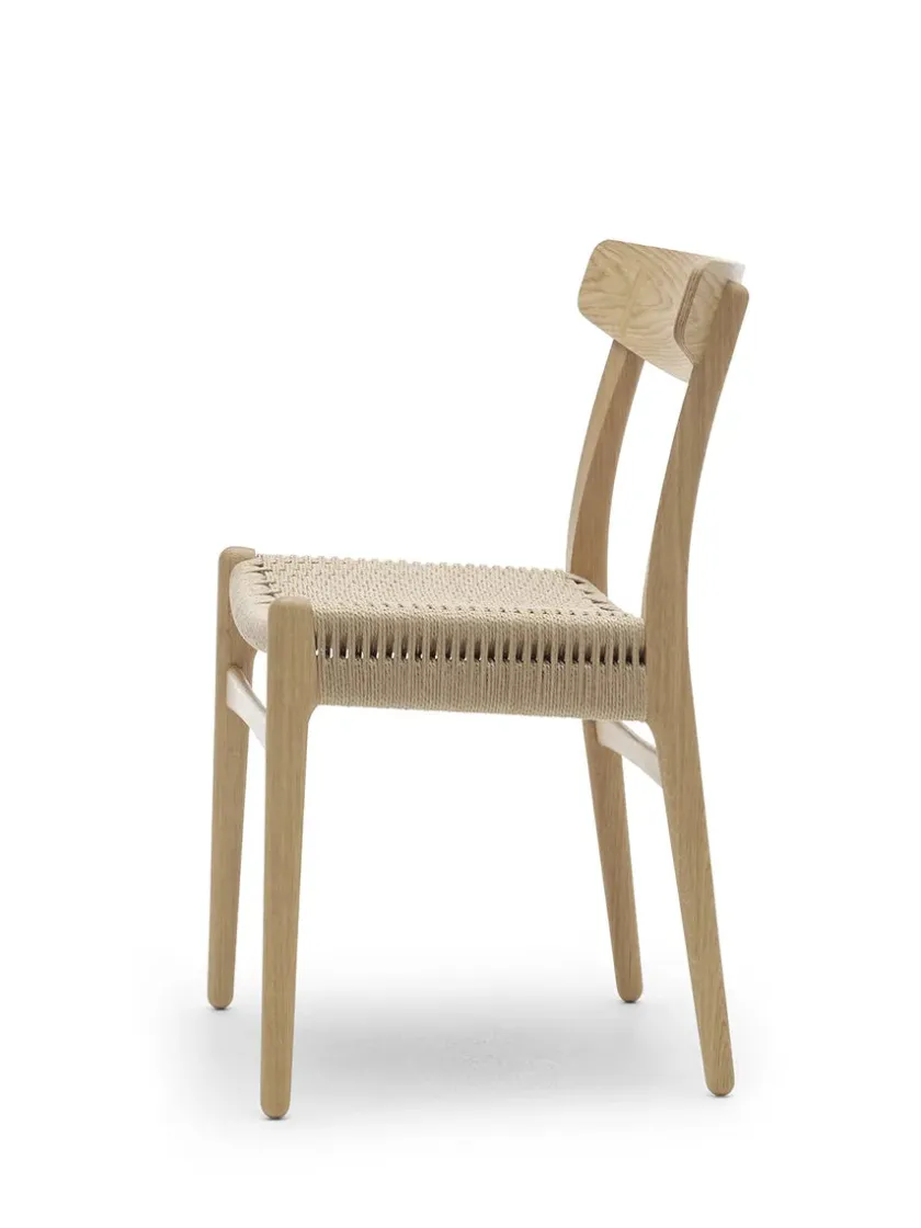 Carl Hansen & Søn CH23 Spisestol, eg sæbe af Hans J. Wegner> Spisebordsstole