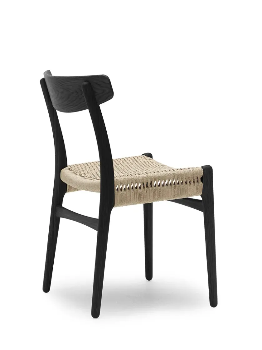Carl Hansen & Søn CH23 Spisestol, eg sæbe af Hans J. Wegner> Spisebordsstole