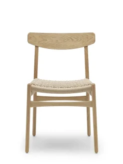 Carl Hansen & Søn CH23 Spisestol, eg sæbe af Hans J. Wegner><noscript><img width=