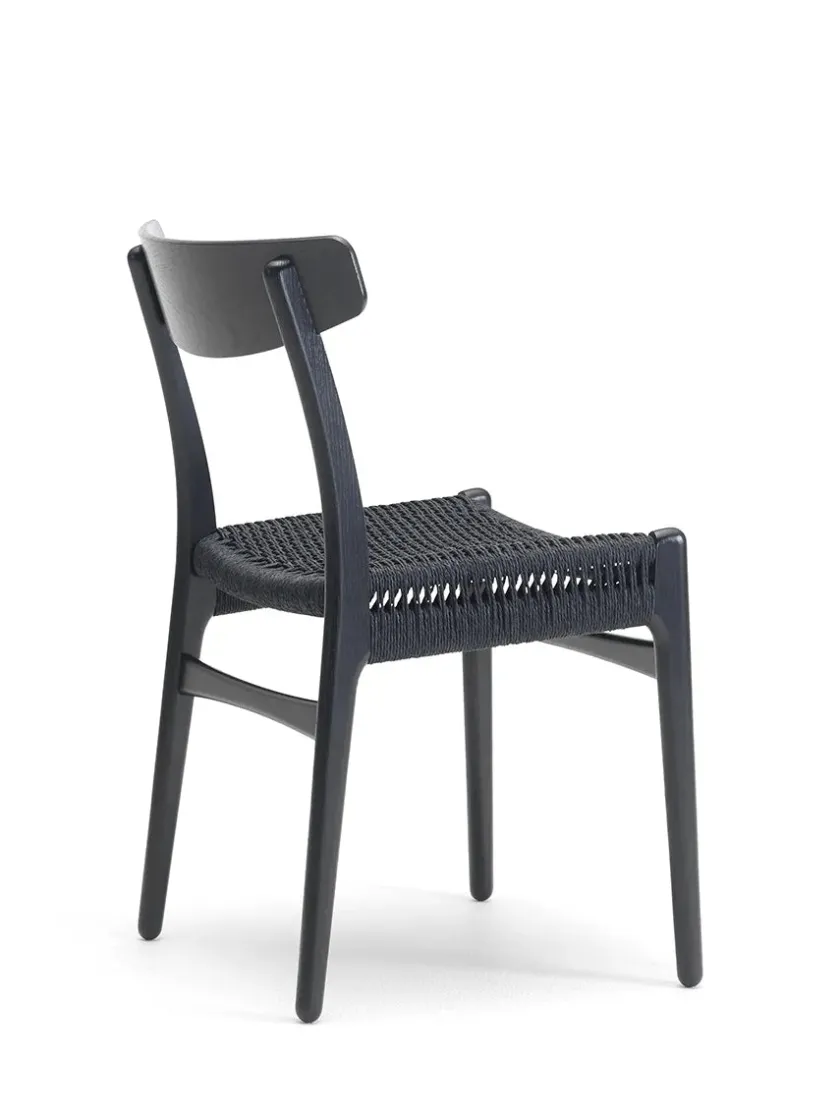 Carl Hansen & Søn CH23 Spisestol, sort eg af Hans J. Wegner> Spisebordsstole