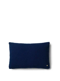 Ferm Living Clean Cushion, deep blue 60x40 fra> Puder Og Plaider|Puder