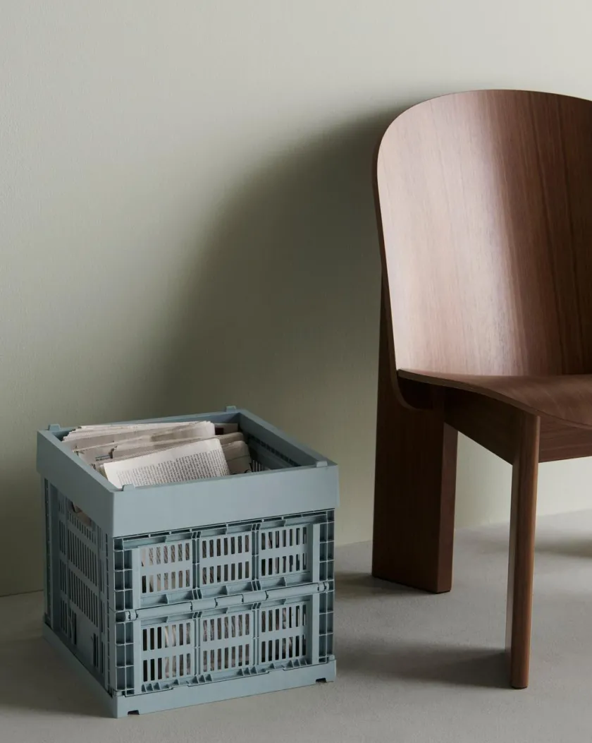 HAY Colour Crate Cube, Charcoal fra>Børn Gaver Til Ham|Opbevaring På Børneværelset