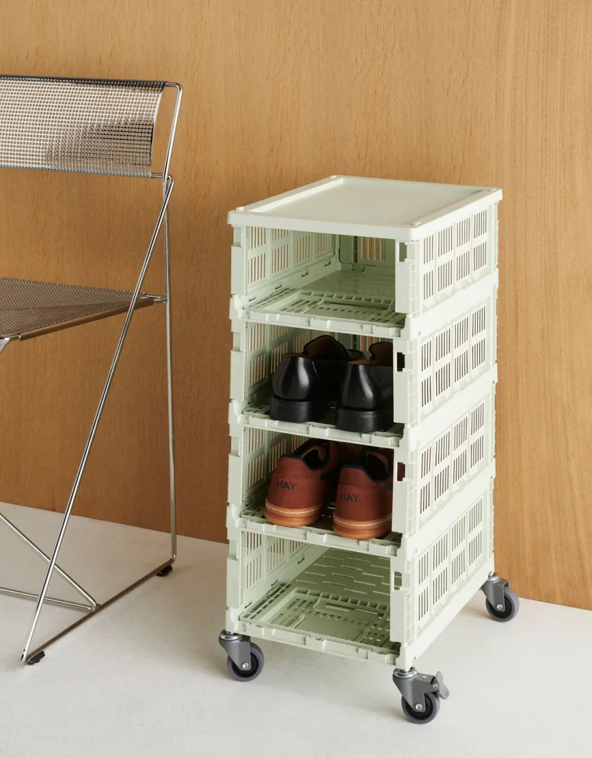 HAY Colour crate låg, medium fra>Børn Opbevaring På Børneværelset|Opbevaring