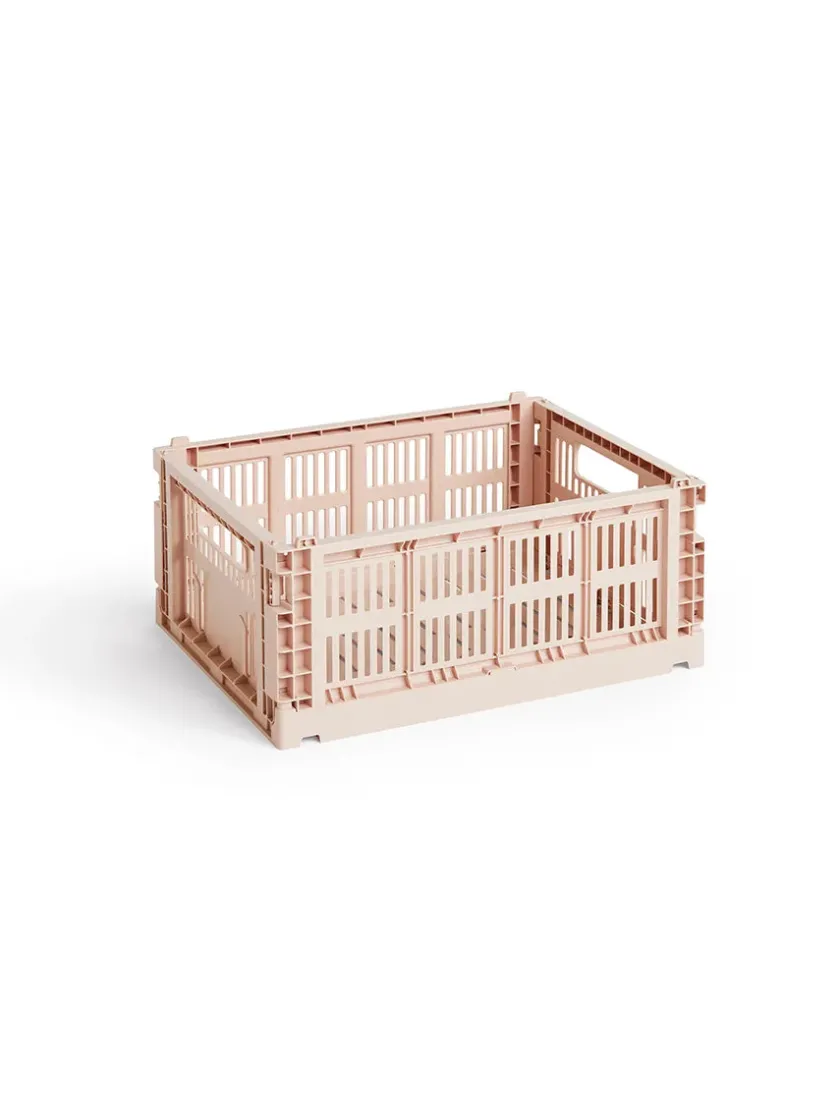 HAY Colour Crate Medium, Dark green fra>Børn Gaver Til Ham|Opbevaring På Børneværelset