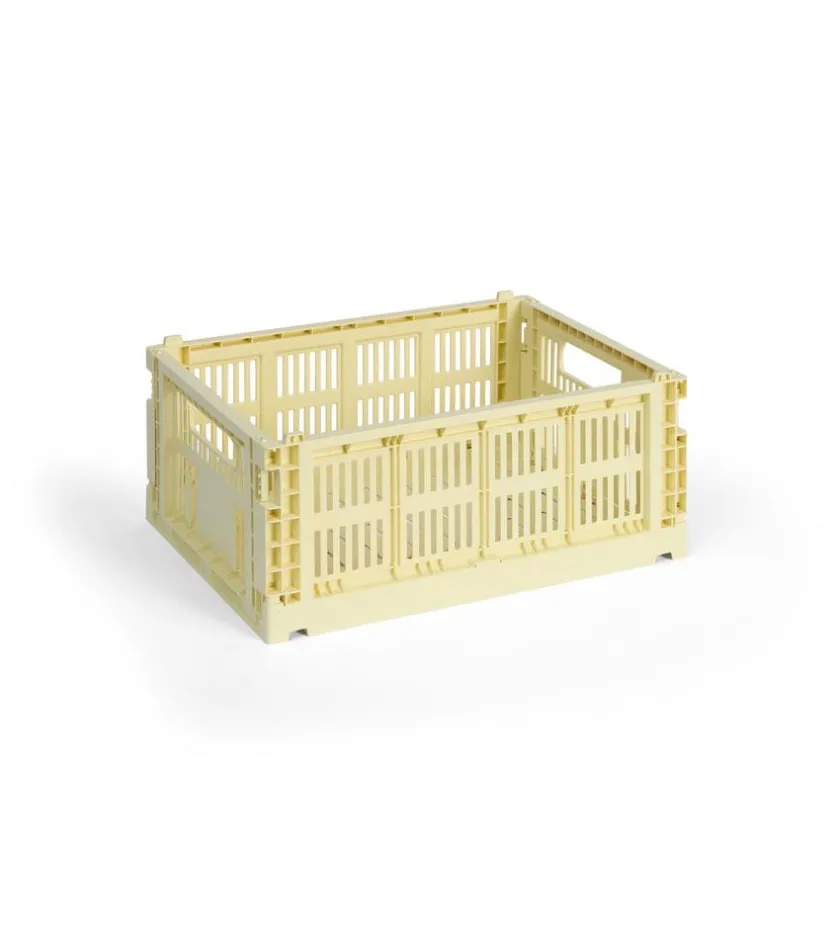 HAY Colour Crate Medium, Dark green fra>Børn Gaver Til Ham|Opbevaring På Børneværelset