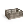 HAY Colour Crate Medium, Warm grey fra>Børn Gaver Til Ham|Opbevaring På Børneværelset
