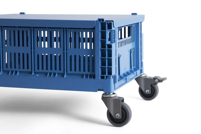 HAY Colour crate metal låg, medium fra>Børn Opbevaring På Børneværelset|Opbevaring