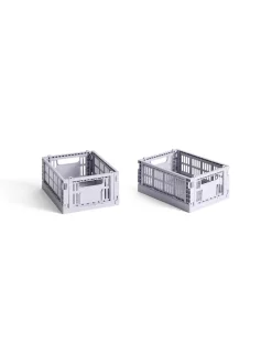 HAY Colour Crate Mini 2 Stk., lavender fra>Børn Gaver|Gaver Til Børn