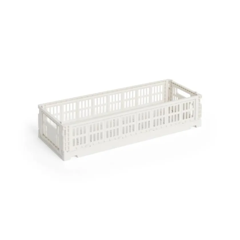 HAY Colour Crate Mini Oblong, Dusty blue fra>Børn Gaver|Gaver Til Børn