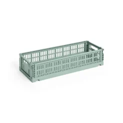 HAY Colour Crate Mini Oblong, Dusty blue fra><noscript><img width=