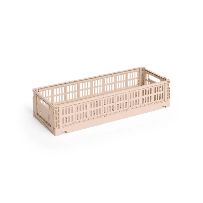 HAY Colour Crate Mini Oblong, Dusty blue fra>Børn Gaver|Gaver Til Børn
