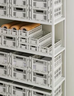 HAY Colour Crate Mini Oblong, Sage green fra><noscript><img width=