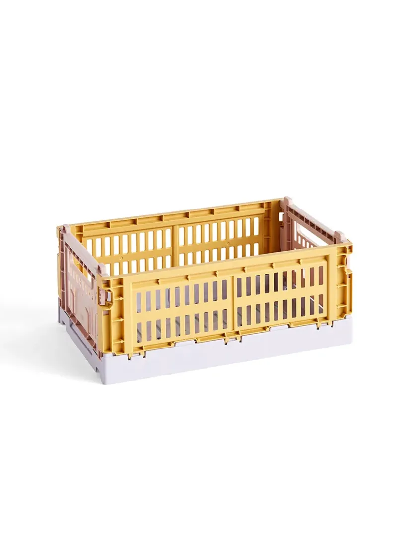 HAY Colour Crate Small, Soft blue fra>Børn Opbevaring På Børneværelset|Opbevaring