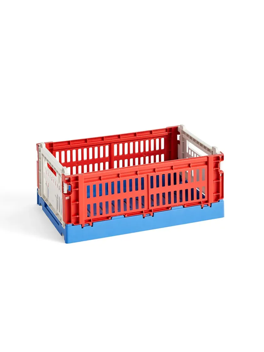 HAY Colour Crate Small, Warm grey fra>Børn Opbevaring På Børneværelset|Opbevaring