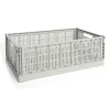 HAY Colour Crate X-Large, Grey fra>Børn Opbevaring På Børneværelset|Opbevaring