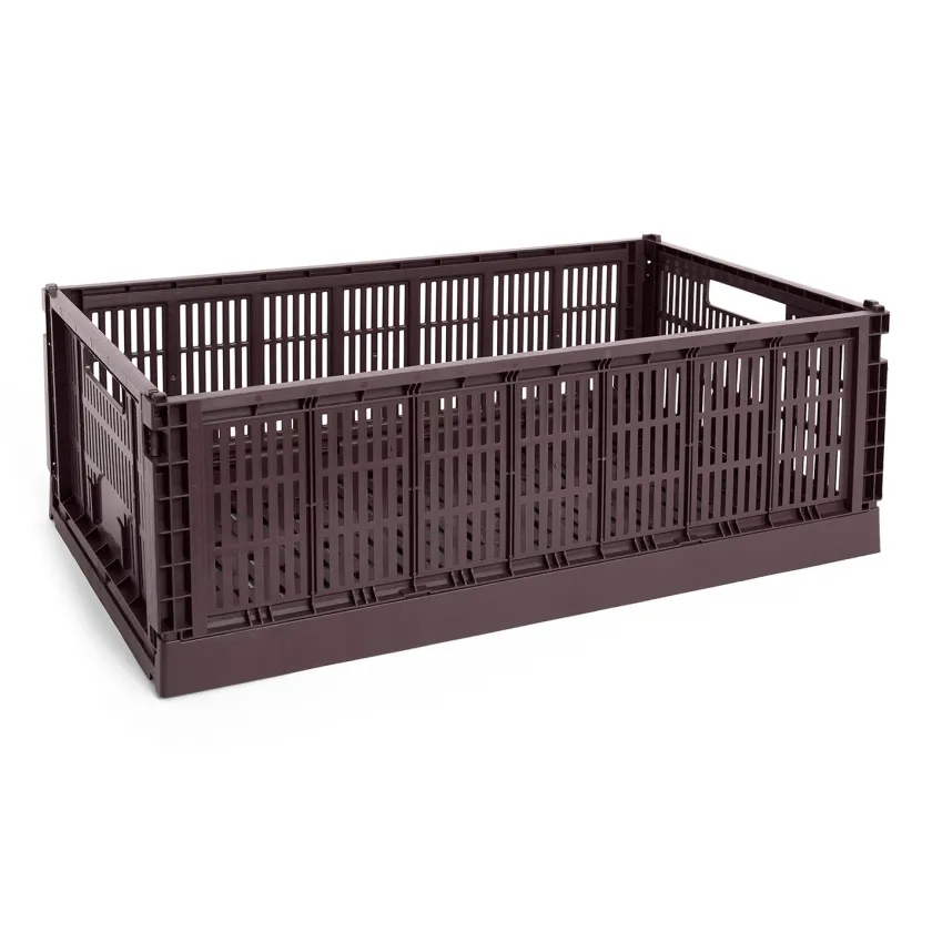 HAY Colour Crate X-Large, Grey fra>Børn Opbevaring På Børneværelset|Opbevaring