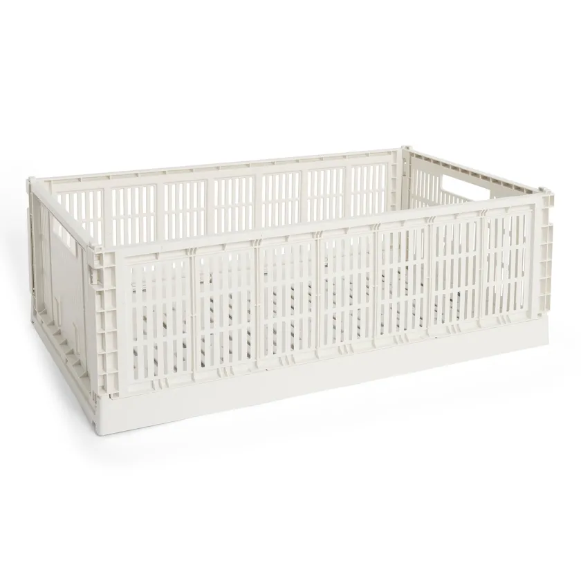 HAY Colour Crate X-Large, Grey fra>Børn Opbevaring På Børneværelset|Opbevaring