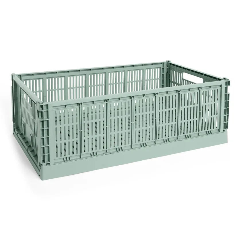 HAY Colour Crate X-Large, Grey fra>Børn Opbevaring På Børneværelset|Opbevaring