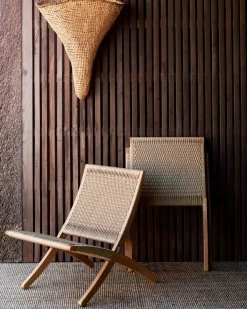 Carl Hansen & Søn Cuba Stolen med Papirgarn fra> Loungestole|Lænestole