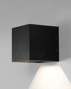 Light Point Cube XL væglampe i sort, down fra> Væglamper|Spots
