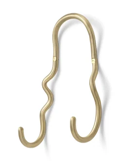 Ferm Living Curvature Double Hook fra> Knagerækker|Entrémøbler