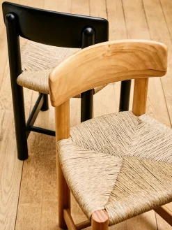GUBI Daumiller Side Chair, golden pine fra><noscript><img width=