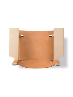 Fredericia Furniture Den Spanske Stol i sort læder, valnød olie af Børge Mogensen><noscript><img width=