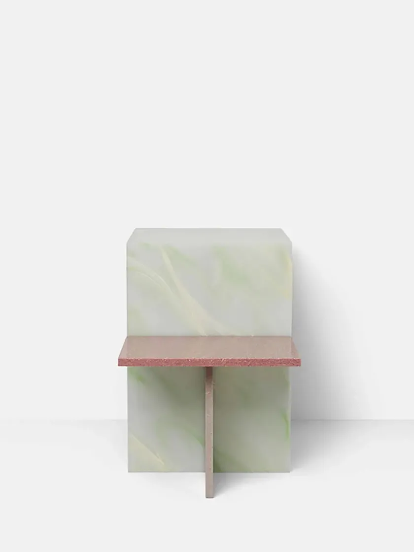 Ferm Living Distinct Side Table, Travertine fra> Sideborde Og Små Borde