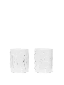 Ferm Living Doodle Glasses Tall, sæt á 2 stk. fra> Service