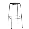 Fritz Hansen Dot Høj Barstol m. 4 ben, sortlakeret ask af Arne Jacobsen> Barstole
