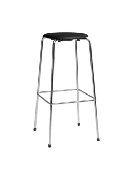Fritz Hansen Dot Høj Barstol m. 4 ben, sortlakeret ask af Arne Jacobsen> Barstole