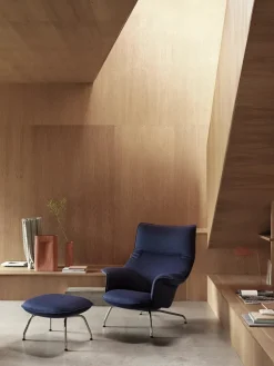 Muuto Doze Lounge Chair inkl. Fodskammel, easy leather root fra><noscript><img width=