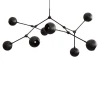 101 Copenhagen Drop Chandelier Globe, Burned Black fra> Lysekroner|Spots