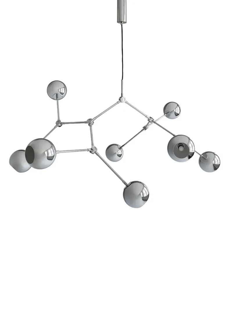 101 Copenhagen Drop Chandelier Globe, Burned Black fra> Lysekroner|Spots