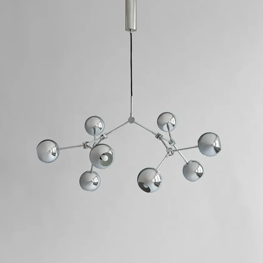 101 Copenhagen Drop Chandelier Globe, Mini, Burned Black fra> Lysekroner|Spots