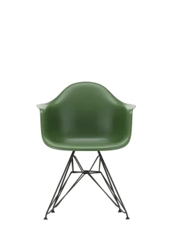 Vitra Eames Plastic Armchair DAR, sort pulverlakering fra><noscript><img width=