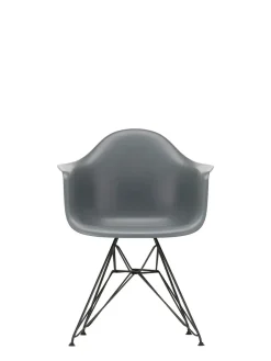 Vitra Eames Plastic Armchair DAR, sort pulverlakering fra><noscript><img width=