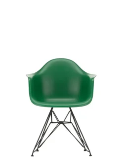 Vitra Eames Plastic Armchair DAR, sort pulverlakering fra><noscript><img width=