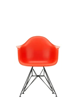 Vitra Eames Plastic Armchair DAR, sort pulverlakering fra><noscript><img width=