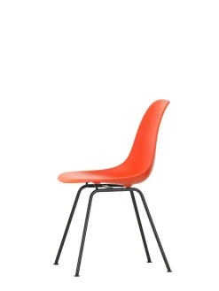 Vitra Eames Plastic Side Chair DSX, sort pulverlakeret fra><noscript><img width=