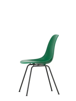 Vitra Eames Plastic Side Chair DSX, sort pulverlakeret fra><noscript><img width=