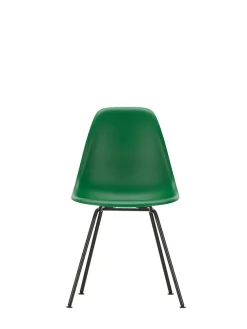 Vitra Eames Plastic Side Chair DSX, sort pulverlakeret fra><noscript><img width=