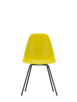 Vitra Eames Plastic Side Chair DSX, sort pulverlakeret fra><noscript><img width=